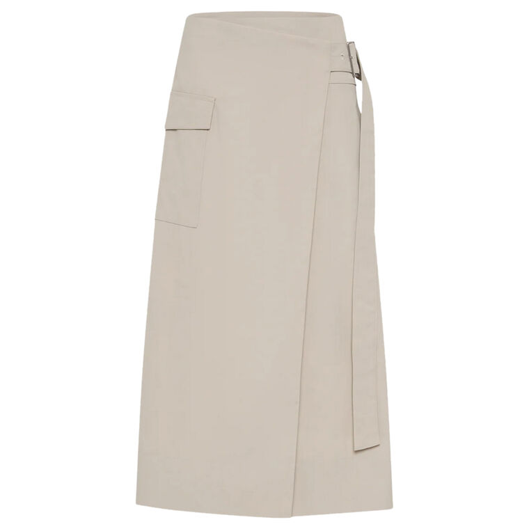 Utility Maxi Wrap Skirt image number null