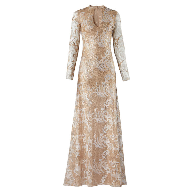 Nila Long Sleeve Gown image number null