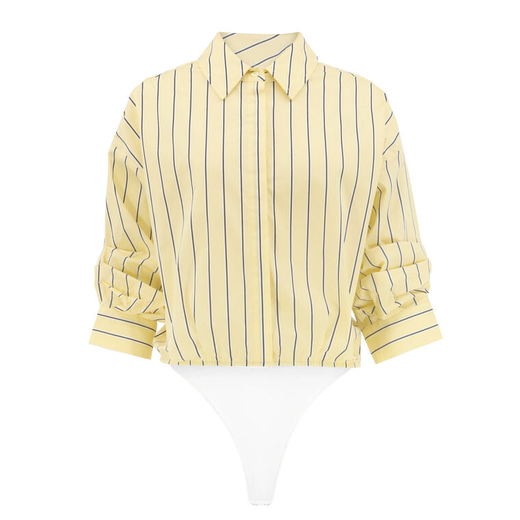 Traverse Long Sleeve Poplin Shirt Bodysuit image number null