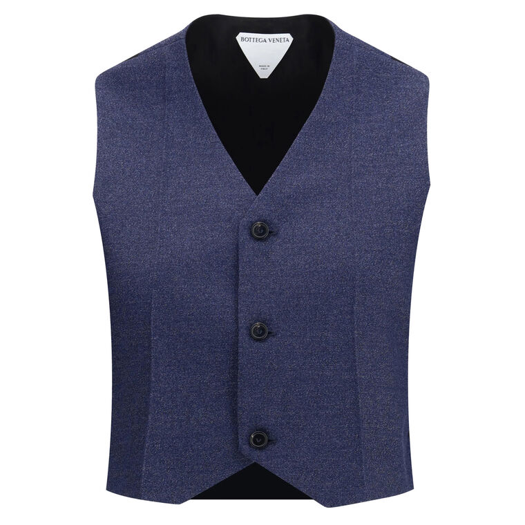 Melange Wool Vest image number null