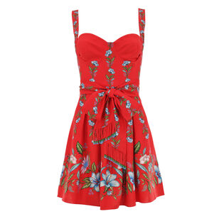 Sweet Bloom Bouquet Sleeveless Mini Dress