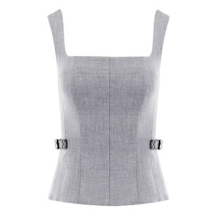 Windsor Sleeveless Belted Top