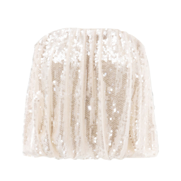 Dakota Strapless Sequin Bubble Top image number null