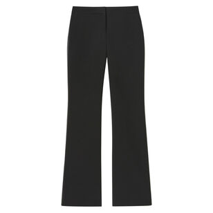 Crepe Piped Saint Marks Flared Pant With Continuous Stripe