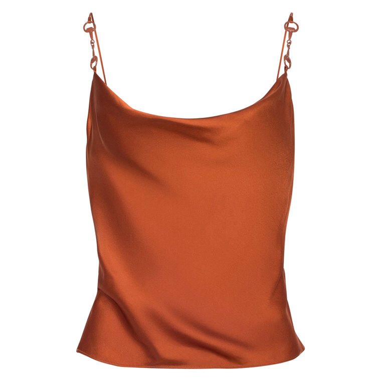Calista Satin Cowl Neck Camisole image number null