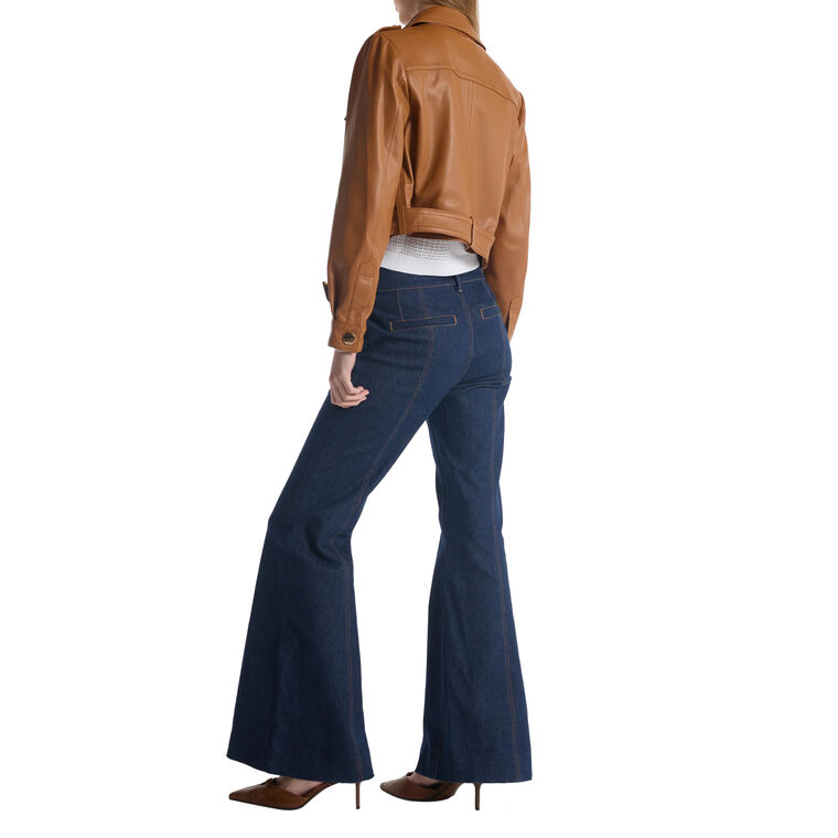 Kalita Cropped Belted Jacket image number null
