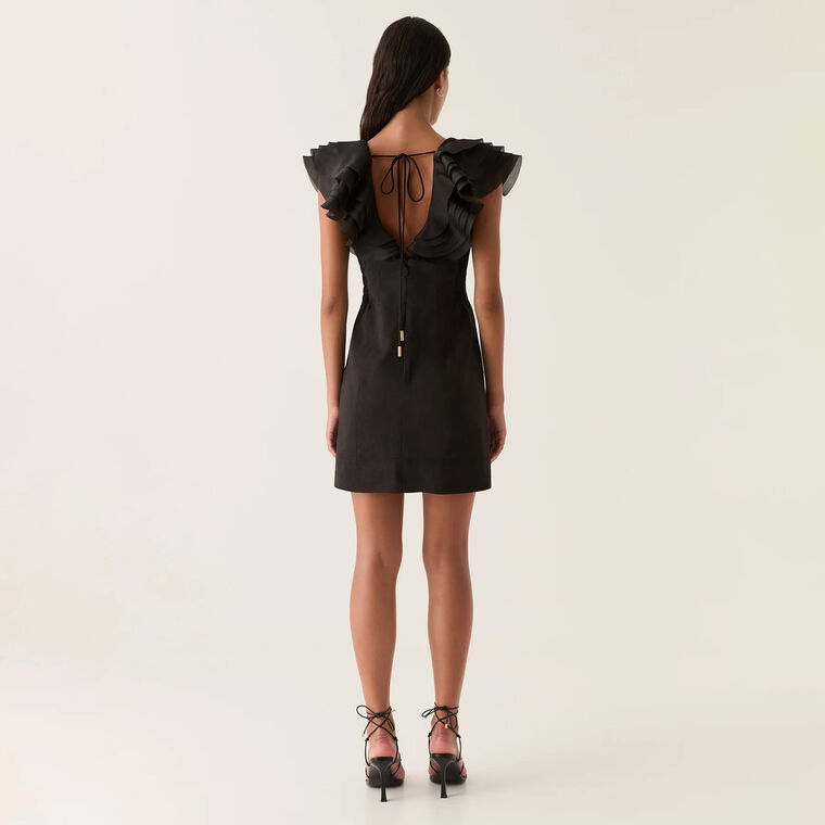 Charmed Plunge Mini Dress image number null