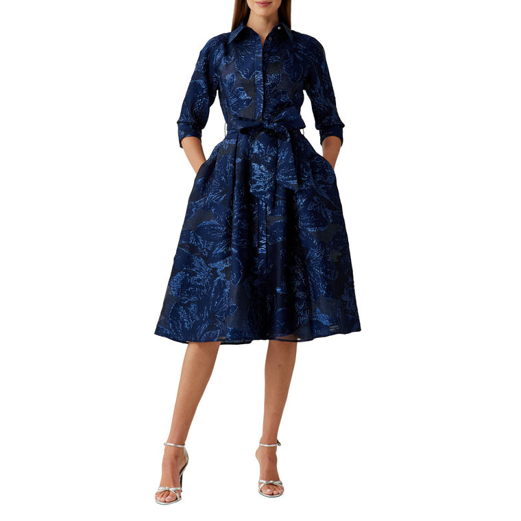 Jacquard Shirt Dress image number null