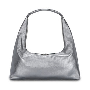 Large Metallic Hobo Shoulder Bag