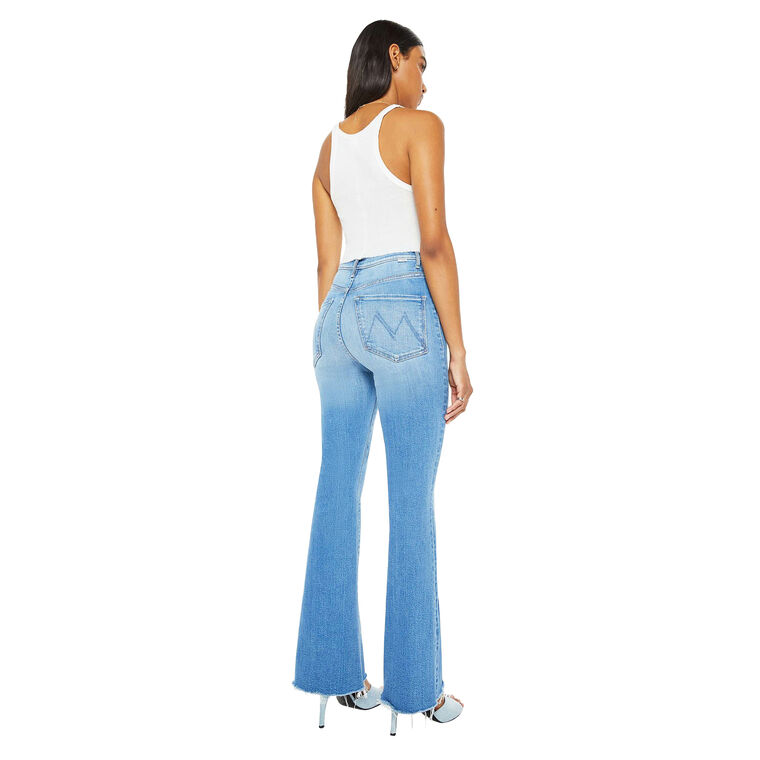 High Waisted Weekender Fray Jean image number null