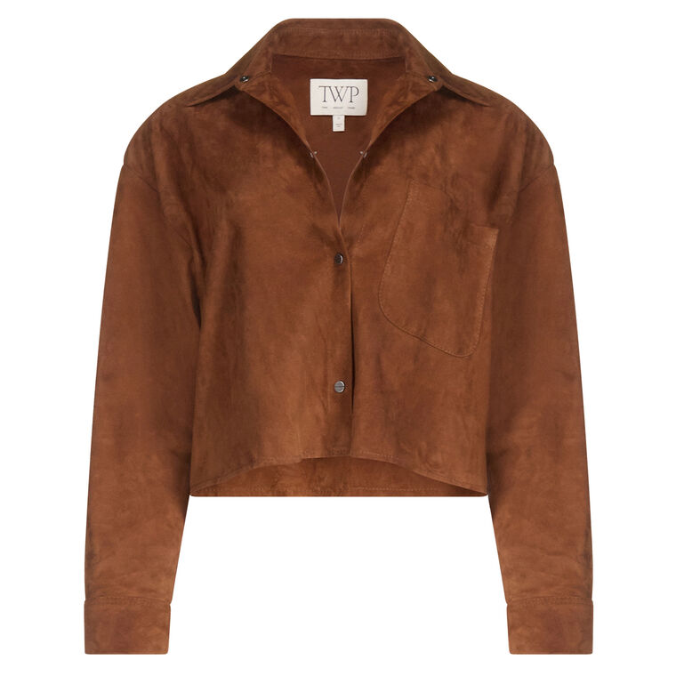 Little Big Joe Shirt In Featherweight Suede image number null