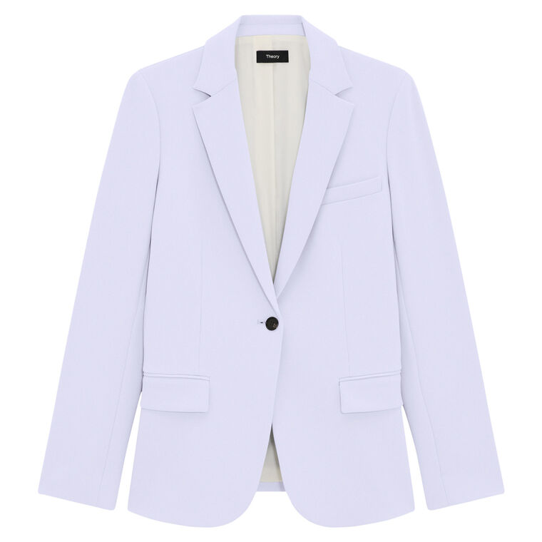 Classic Staple Blazer In Admiral Crepe image number null