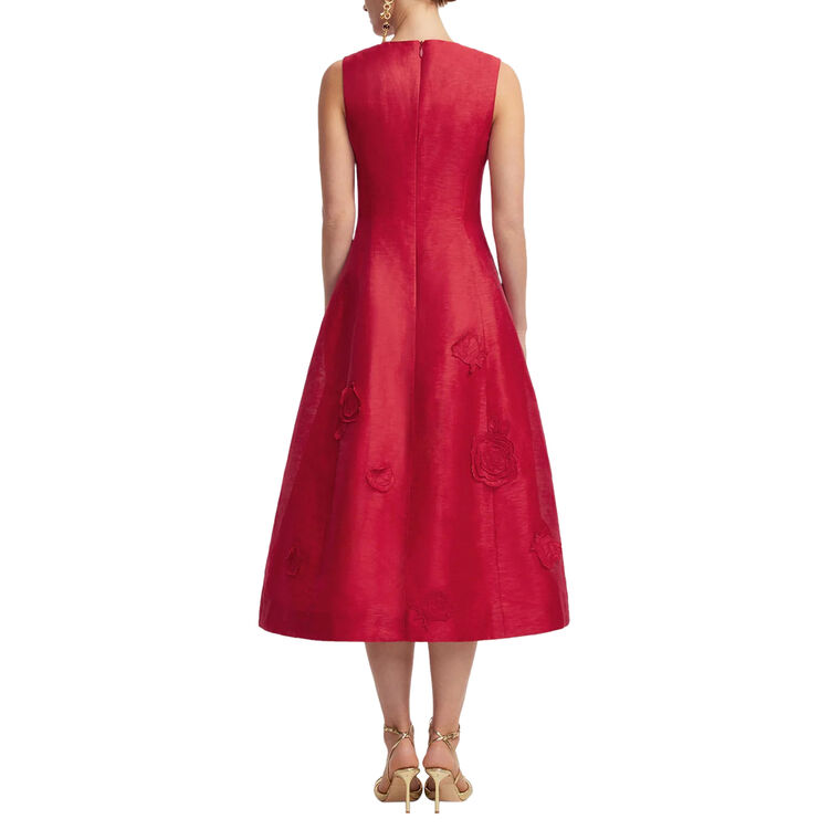 Cleo Applique Sleeveless Midi Dress image number null