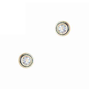 Round Madison Bezel Studs