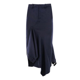 Deconstructed Cascade Midi Skirt