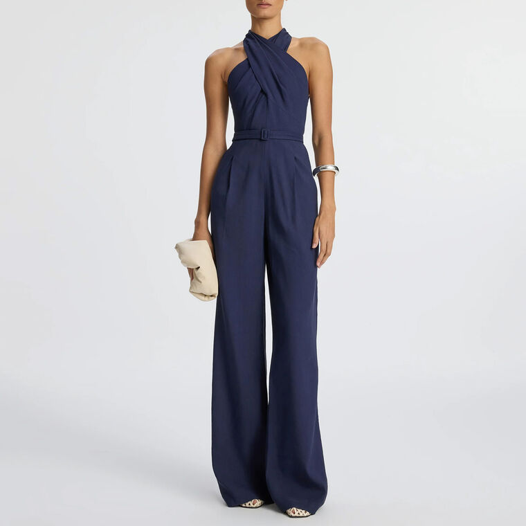 Murphy II Stretch Linen Jumpsuit image number null