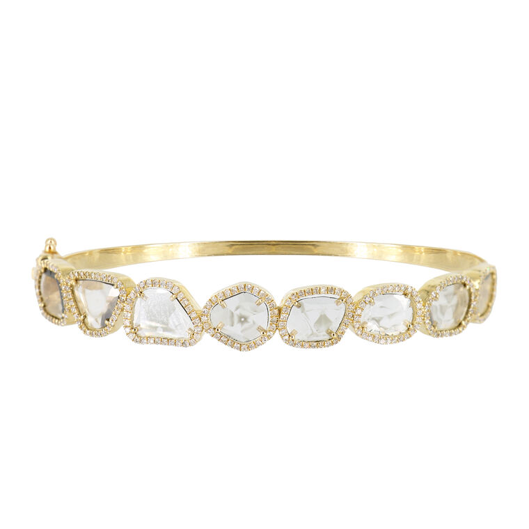 Sliced Diamond Bracelet image number null