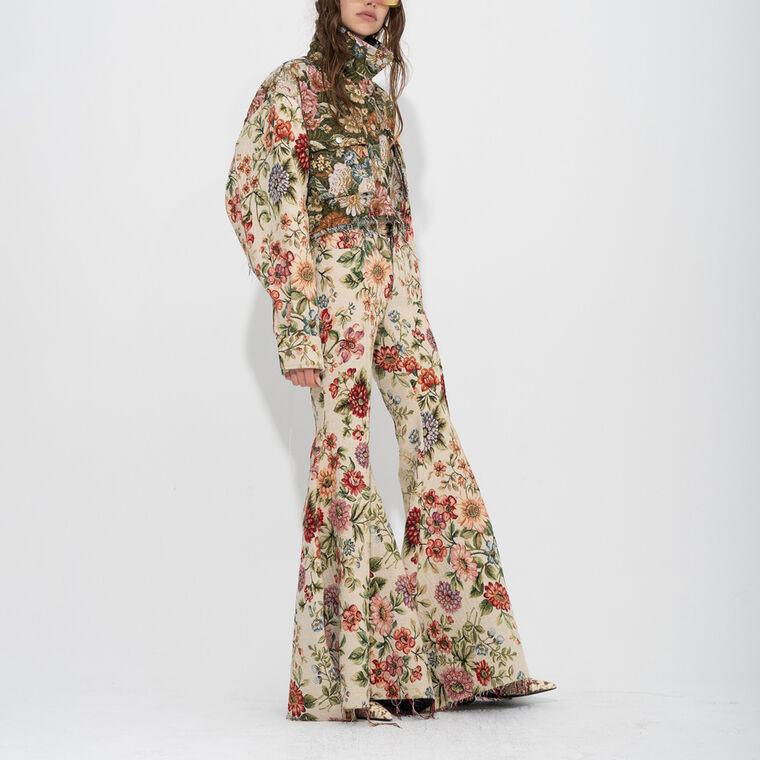 Brocade Flare Pant image number null