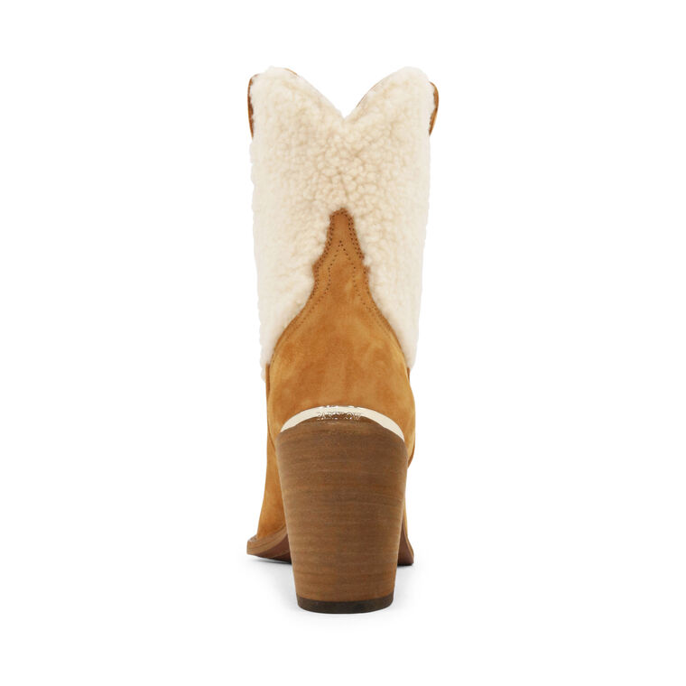 Donna 90mm Suede Shearling Boot image number null