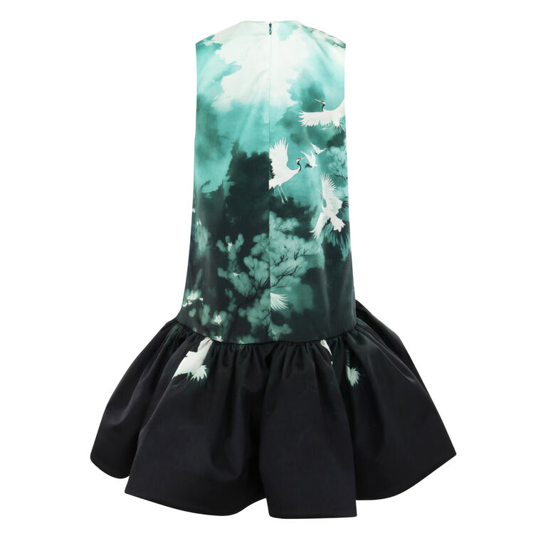 Trapeze Sleeveless Babydoll Mini Dress image number null