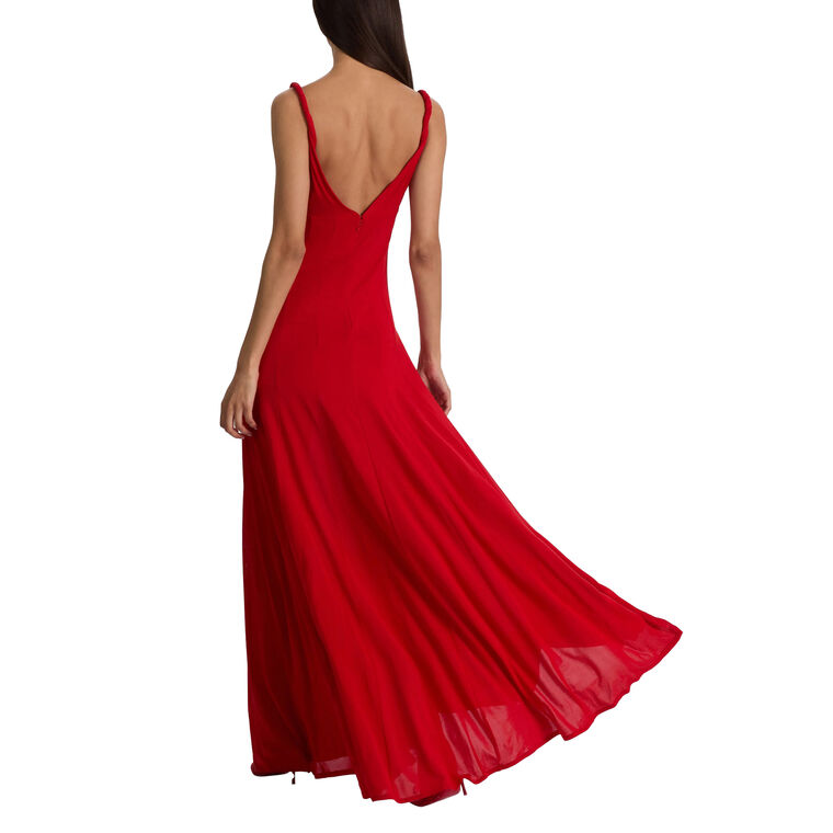 Noelia Twist Strap Maxi Dress image number null