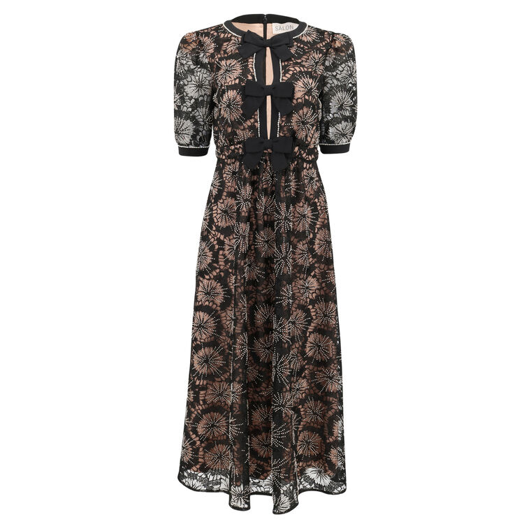 Jamie C Embellishment Bows Dress image number null