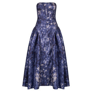 Begonia Strapless Midi Dress