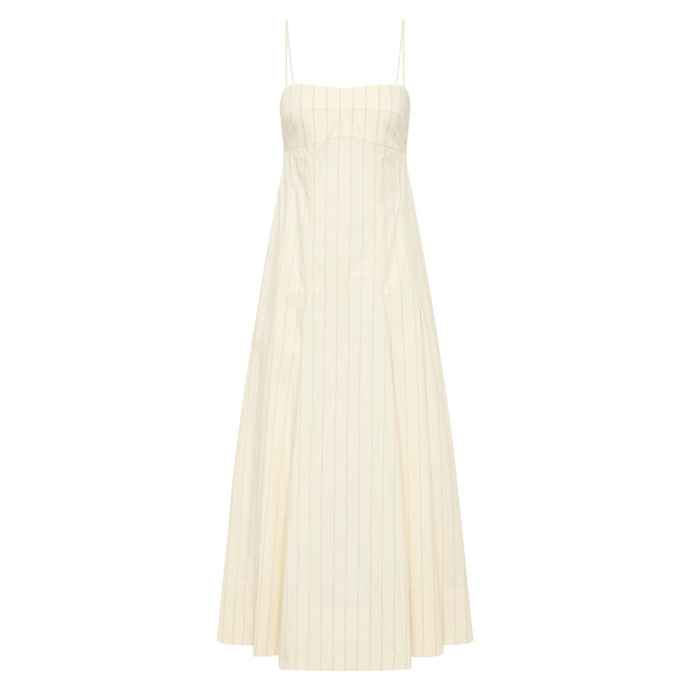 Everyday Cotton Pleat Dress image number null