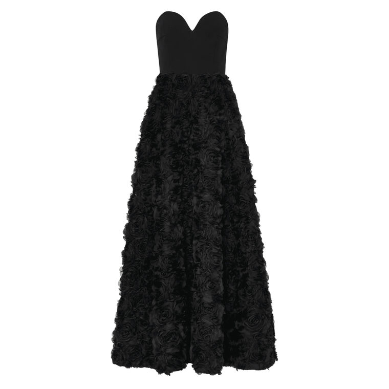 Roxy Mesh Rose Gown image number null