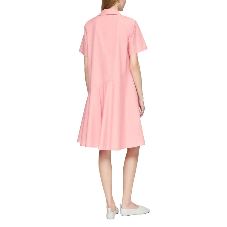 Flounced Hem Shirtdress image number null