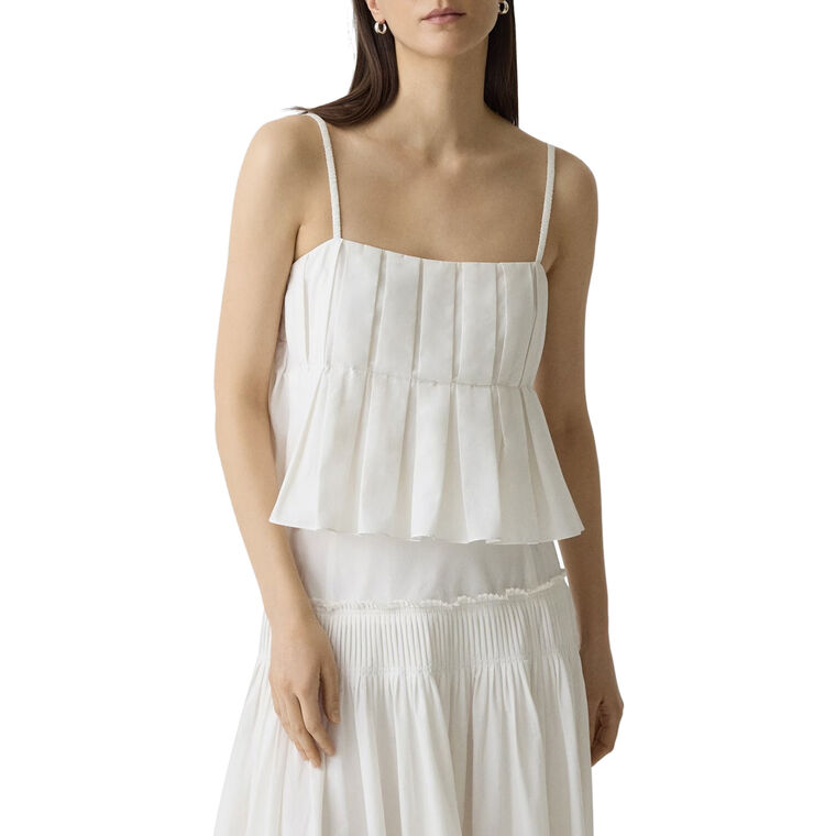 Hi-Low Pleated Camisole image number null