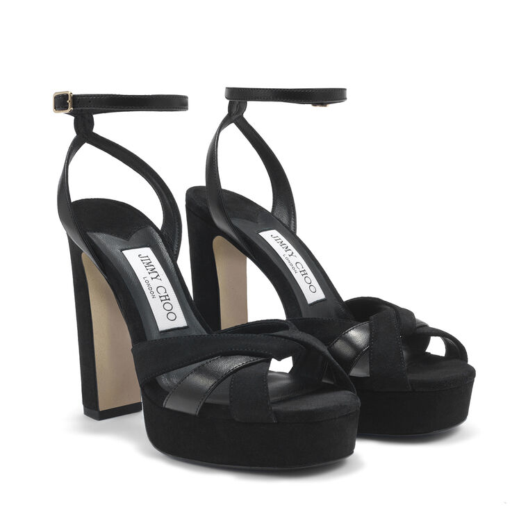Kove 120mm Mixed Leather Platform Sandals image number null