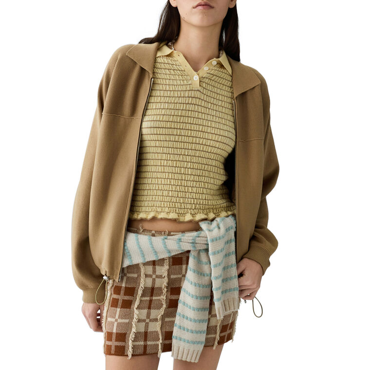 Cotton-Silk Windbreaker Jacket image number null