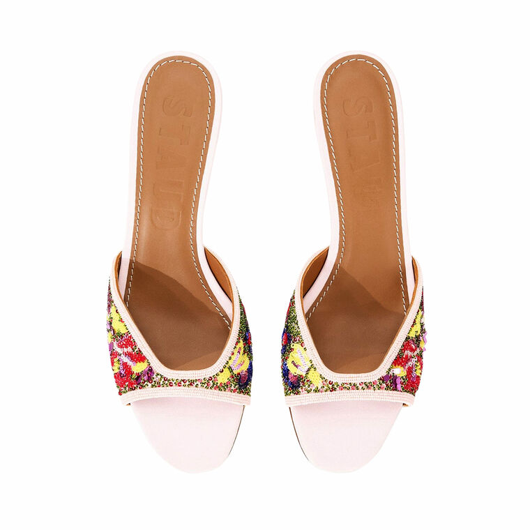 Brigitte Beaded Wildflower Mule image number null