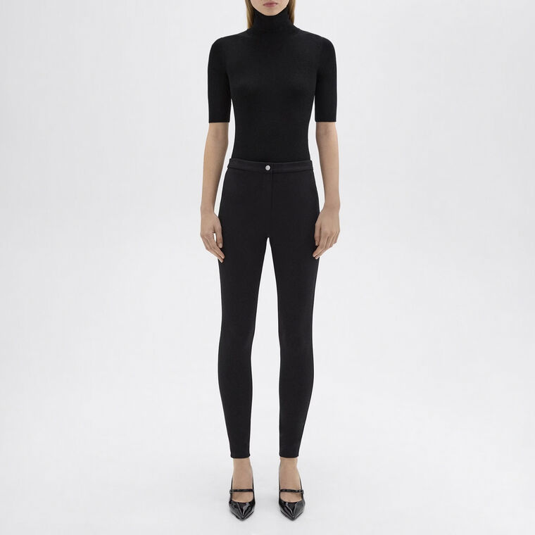 Compact Knit Jersey Skinny Pant image number null