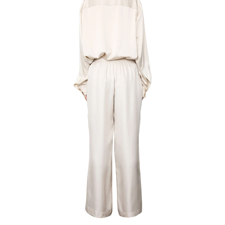 Wide Leg Pull-On Trousers image number null