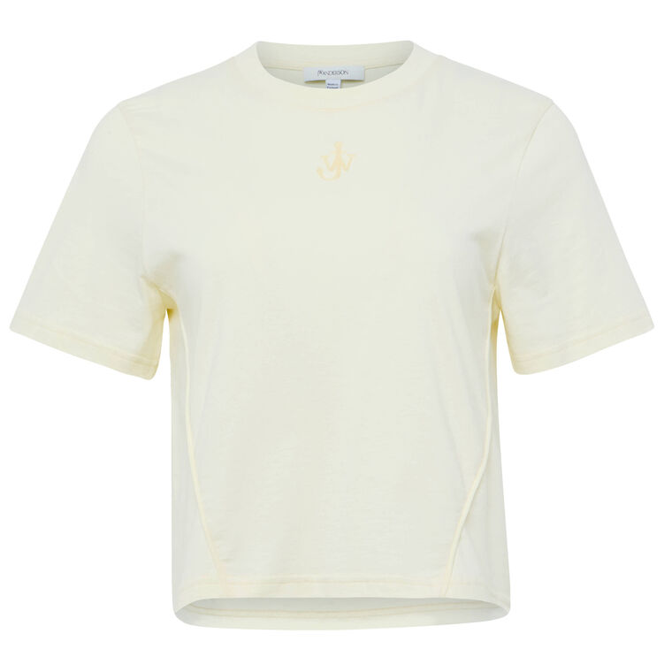 Anchor Embroidery Cropped Tee image number null