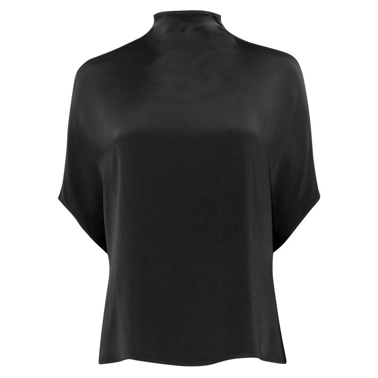 Satin Cape Tee image number null