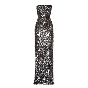 Farah Strapless Sequin Maxi Dress