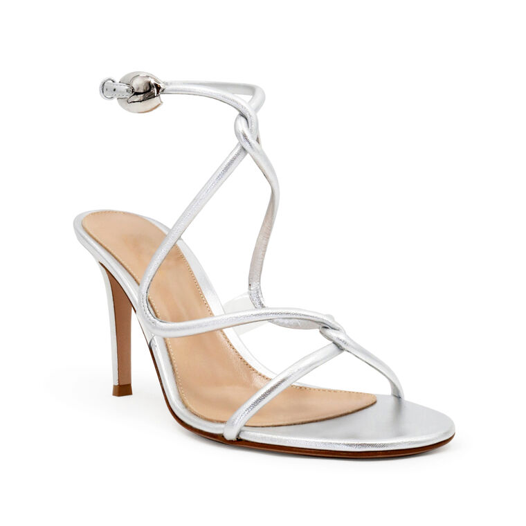 Mamba 85mm Metallic Leather Sandals image number null