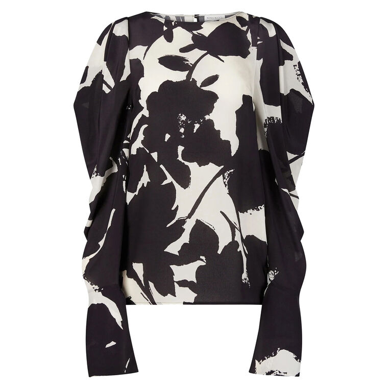Blouse With Puff Sleeves image number null