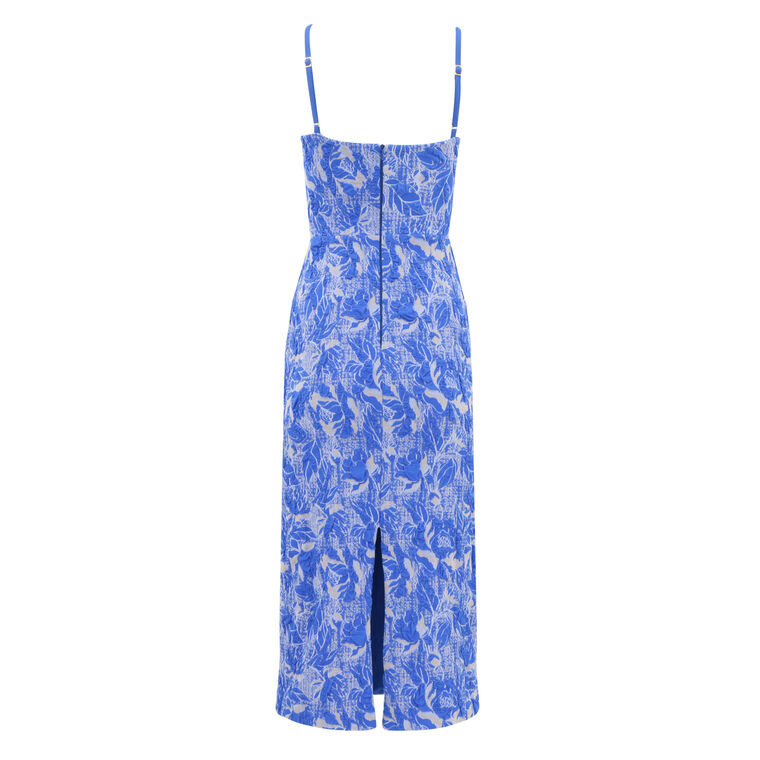 Stretch Jacquard Midi Dress image number null