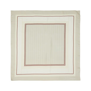 Pinstripe Square Scarf