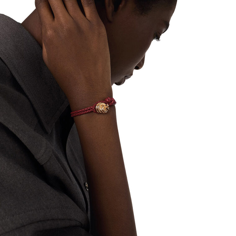 Knot Leather Bracelet image number null
