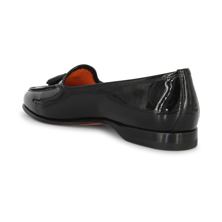 Andrea Patent Leather Loafer With Tassel image number null