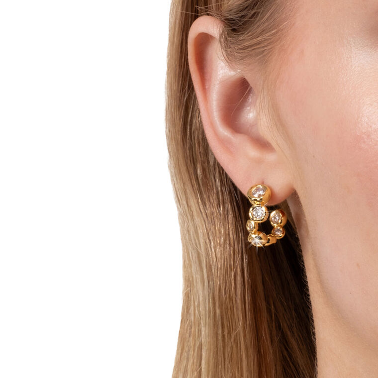 Asterales Small Hoop Earrings image number null