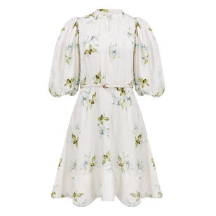 Viscose Belted Mini Dress