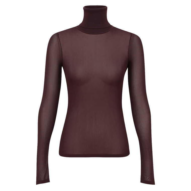 Fine Knit High Neck Top image number null