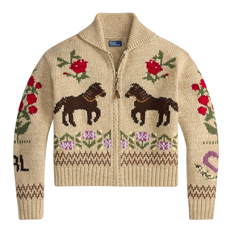 Long Sleeve Zip-Up Shawl Cardigan image number null