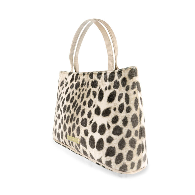 Minnow Leopard Velvet Mini Tote image number null